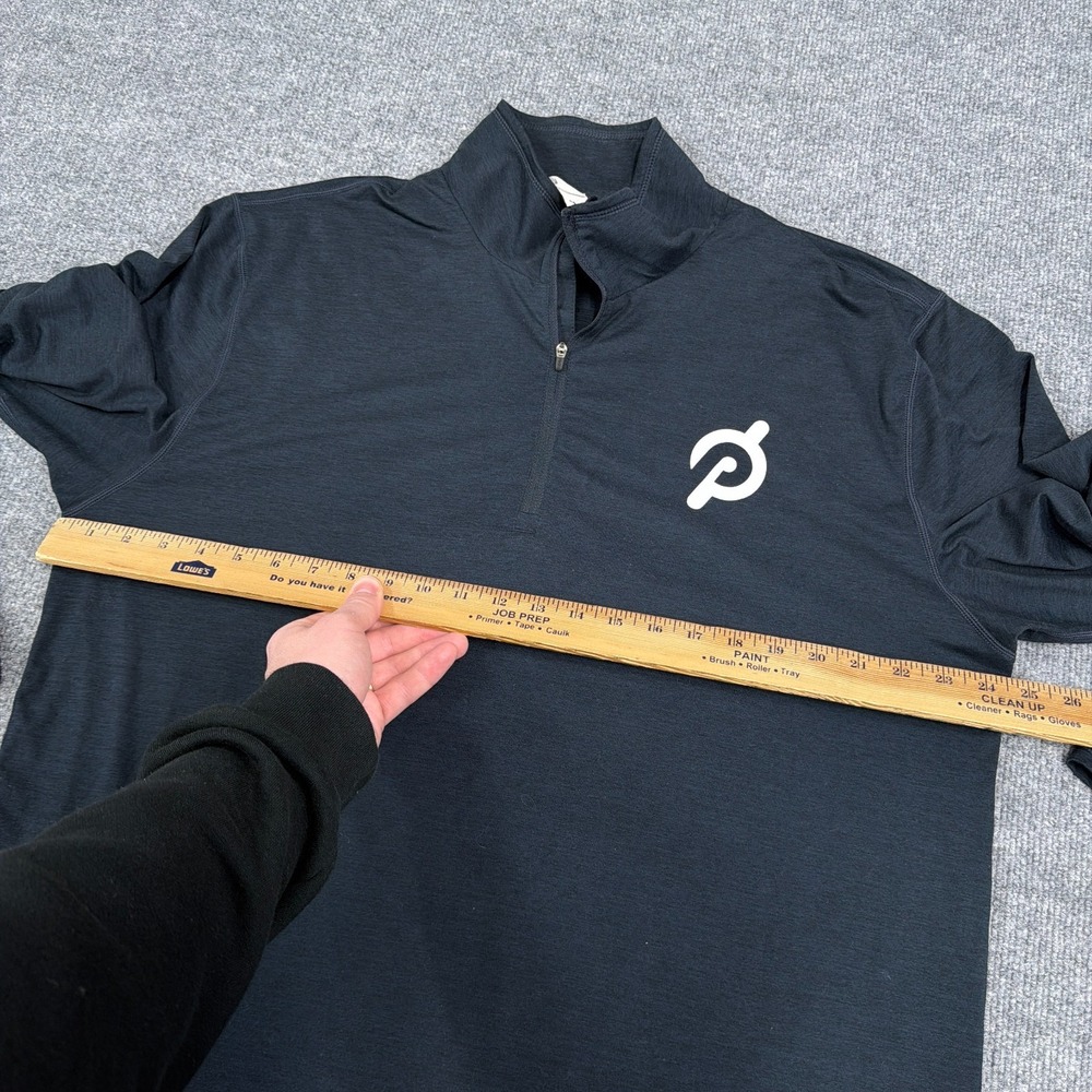 Vuori X Peloton Shirt Men 2XL Dark Navy Ease‎ Performance 1/2 Zip Golf Stretch - Picture 8 of 10